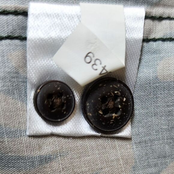 Howler Bros Mansfield Shirt Mens S Cotton Poly Distant Forms Dark Forest Print - Picture 14 of 16